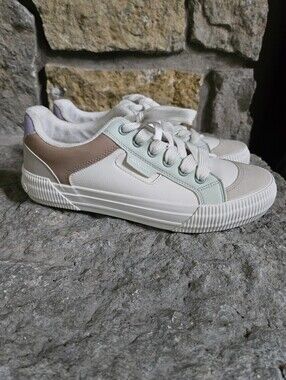 Rocket Dog Cheery White Combo Color Block Sneaker